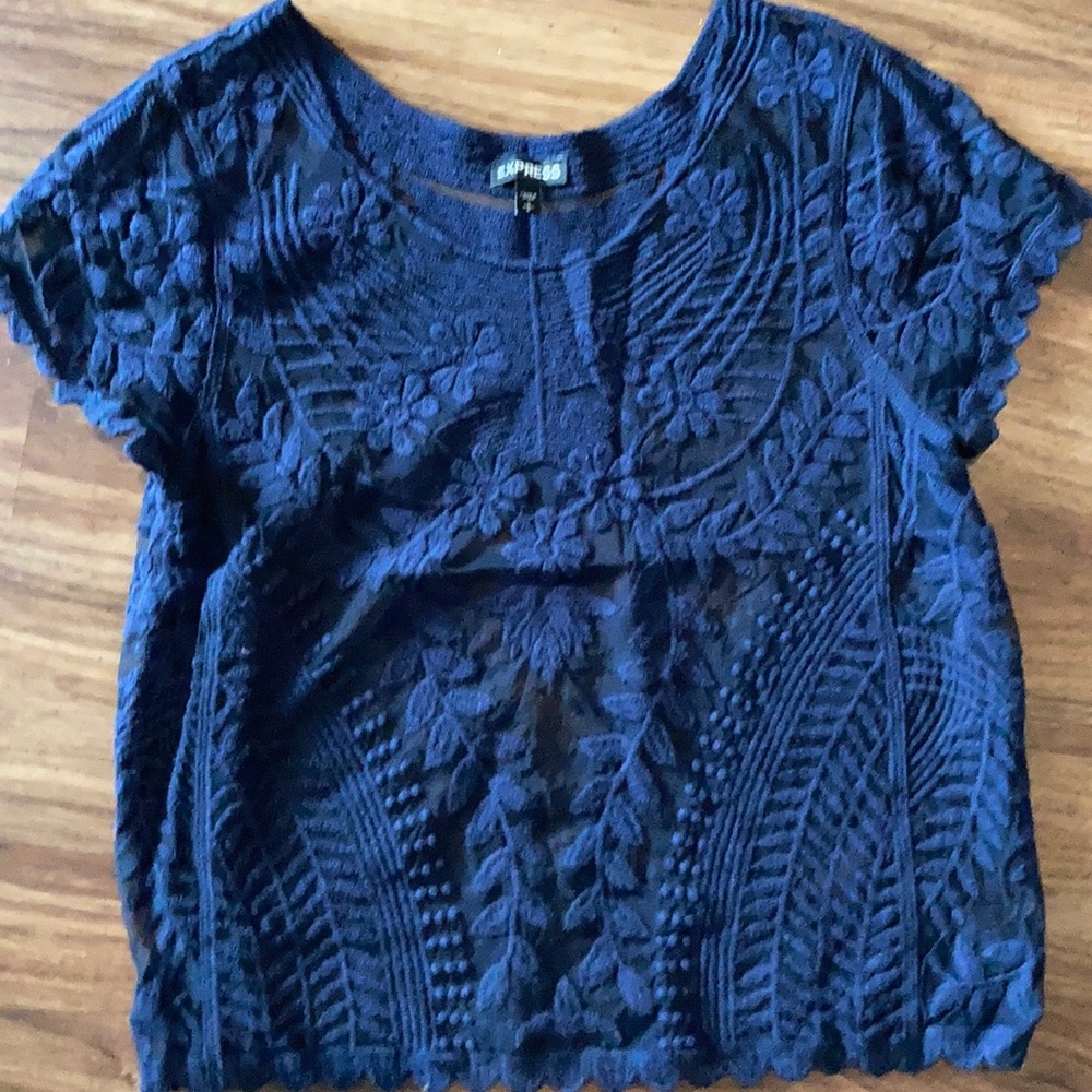 Navy blue shirt